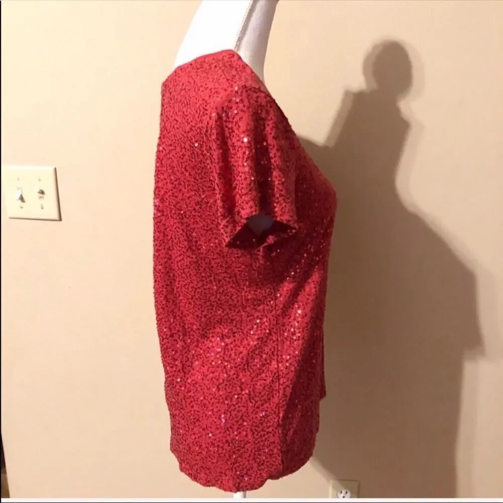 ⭐️ Dressbarn Sequins Shirt - Picture 3 of 6
